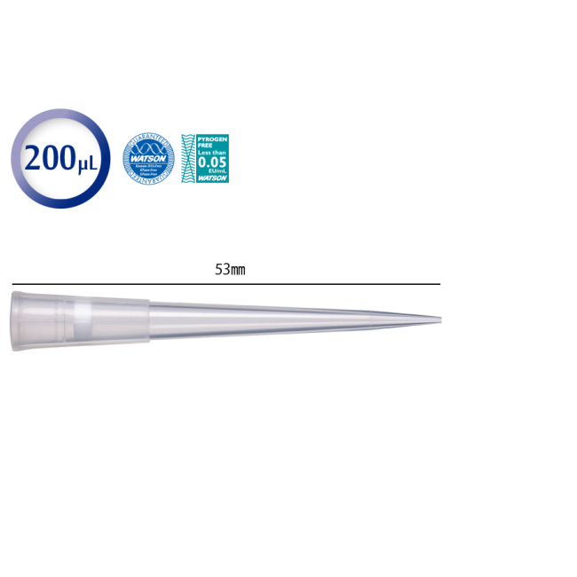 Đầu típ lọc Hyper 100µL /200µL code:125-100SX,125-200XS WATSON-Nhật chính hãng