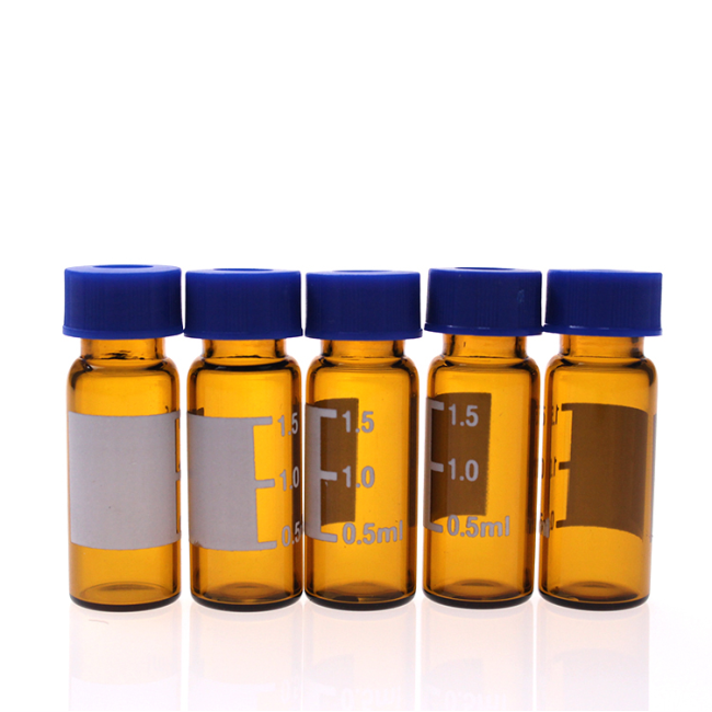 Chai vial nâu 2ml cổ vặn 9-425 chia vạch chính hãng USA
