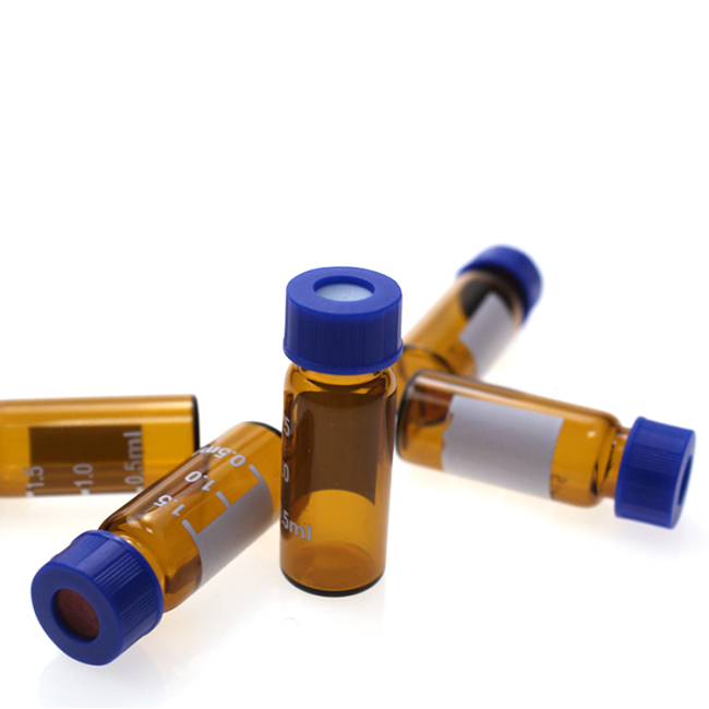 Chai vial nâu 2ml cổ vặn 9-425 chia vạch chính hãng USA