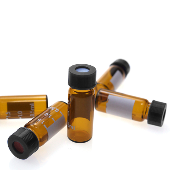 Chai vial nâu 2ml cổ vặn 9-425 chia vạch chính hãng USA